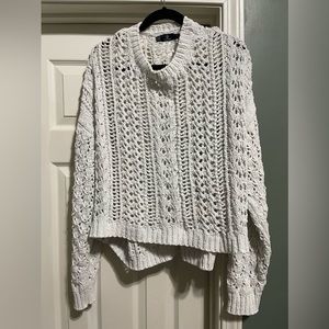 boutique open knit sweater